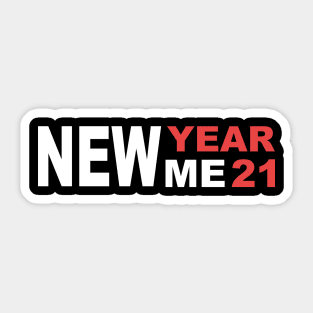 New year New me 2021 Sticker